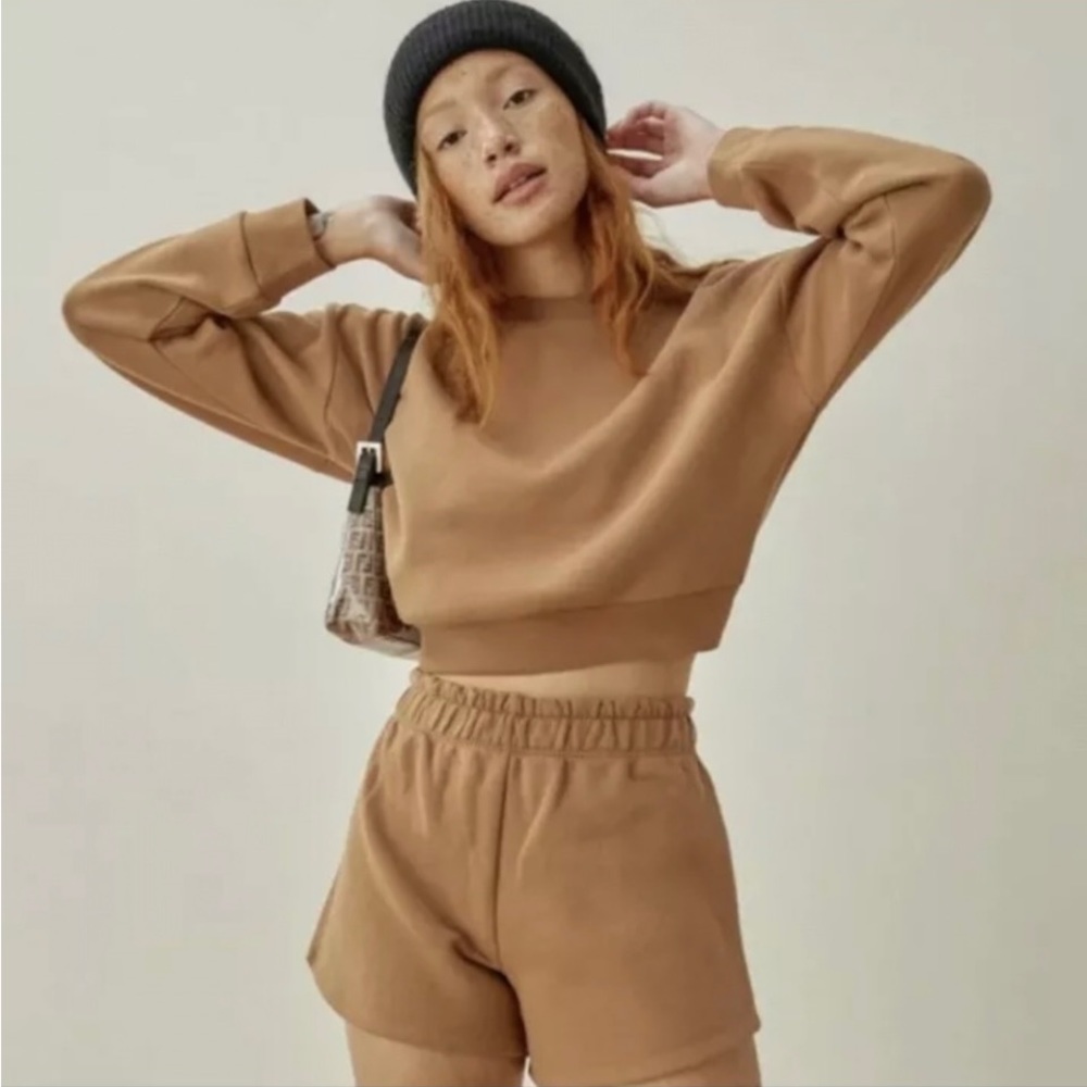 New Reformation Jeans Hunter Classic Crop Sweatshirt Size S